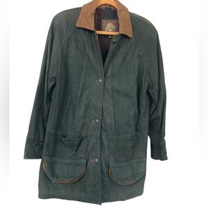 Wilsons Leather Green and Brown Jacket